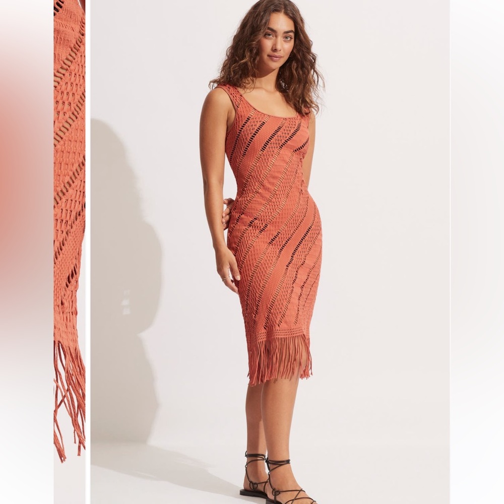 Seafolly Marrakash tassel cover up